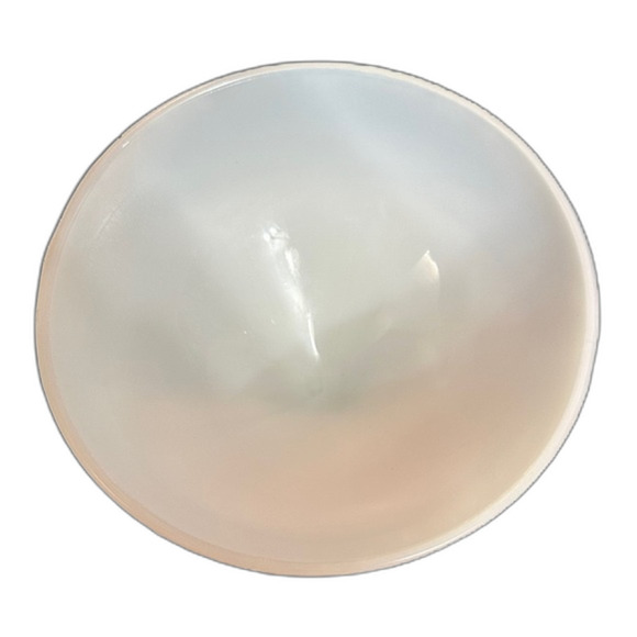 Vintage Indiana‎ Glass Milk Depression Glass Pedestal Dish Textured - Picture 4 of 11